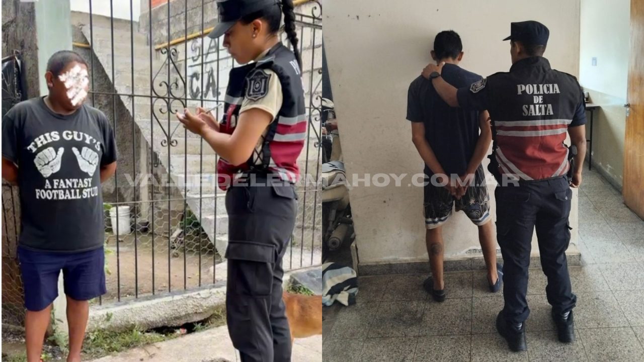 Agarraron a “Rafa” mientras trataba de vender lo que había robado