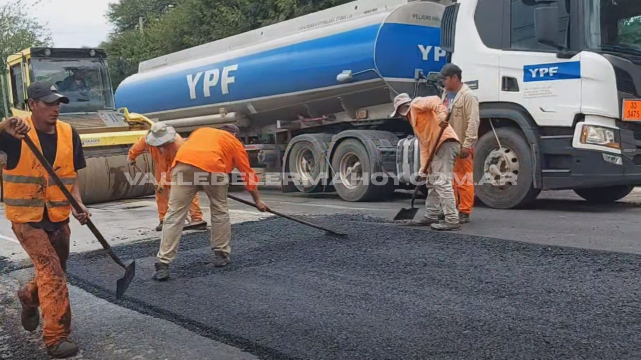 La Merced: Reparan uno de los tramos más deteriorados de la Ruta 68 tras las últimas lluvias