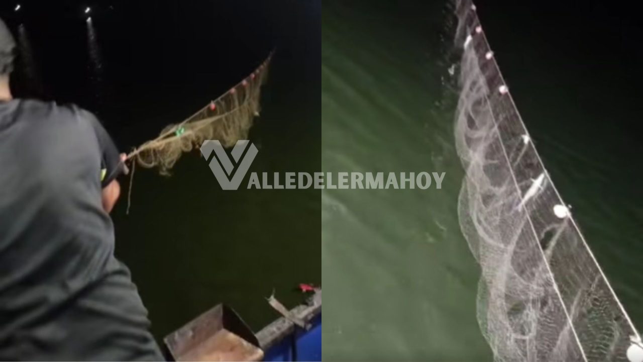 Depredación en el Cabra Corral: Una red de 200 metros puso en riesgo a un catamarán