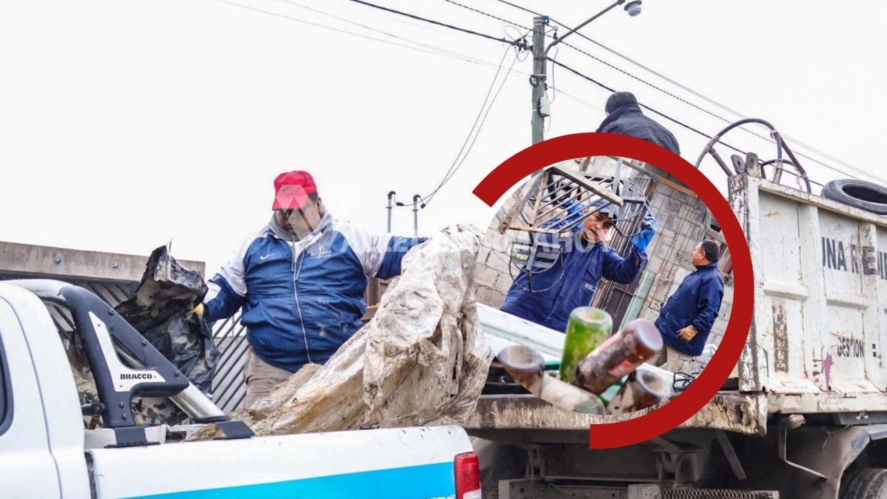 En Cerrillos retiraron más de 6 toneladas de chatarra