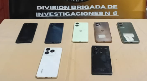 Cafayate: Recuperaron 7 celulares robados 