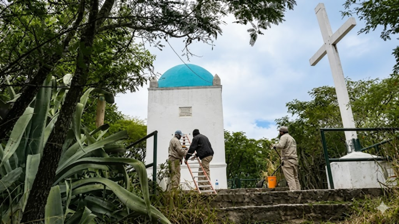 Después de años de abandono, recuperaron la histórica Gruta San José en Cerrillos