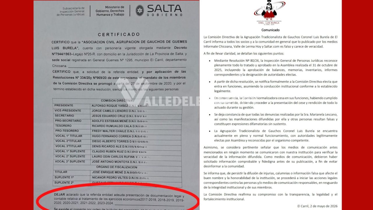 El Carril: Denuncias, un informe oficial y un comunicado que desata más polémica