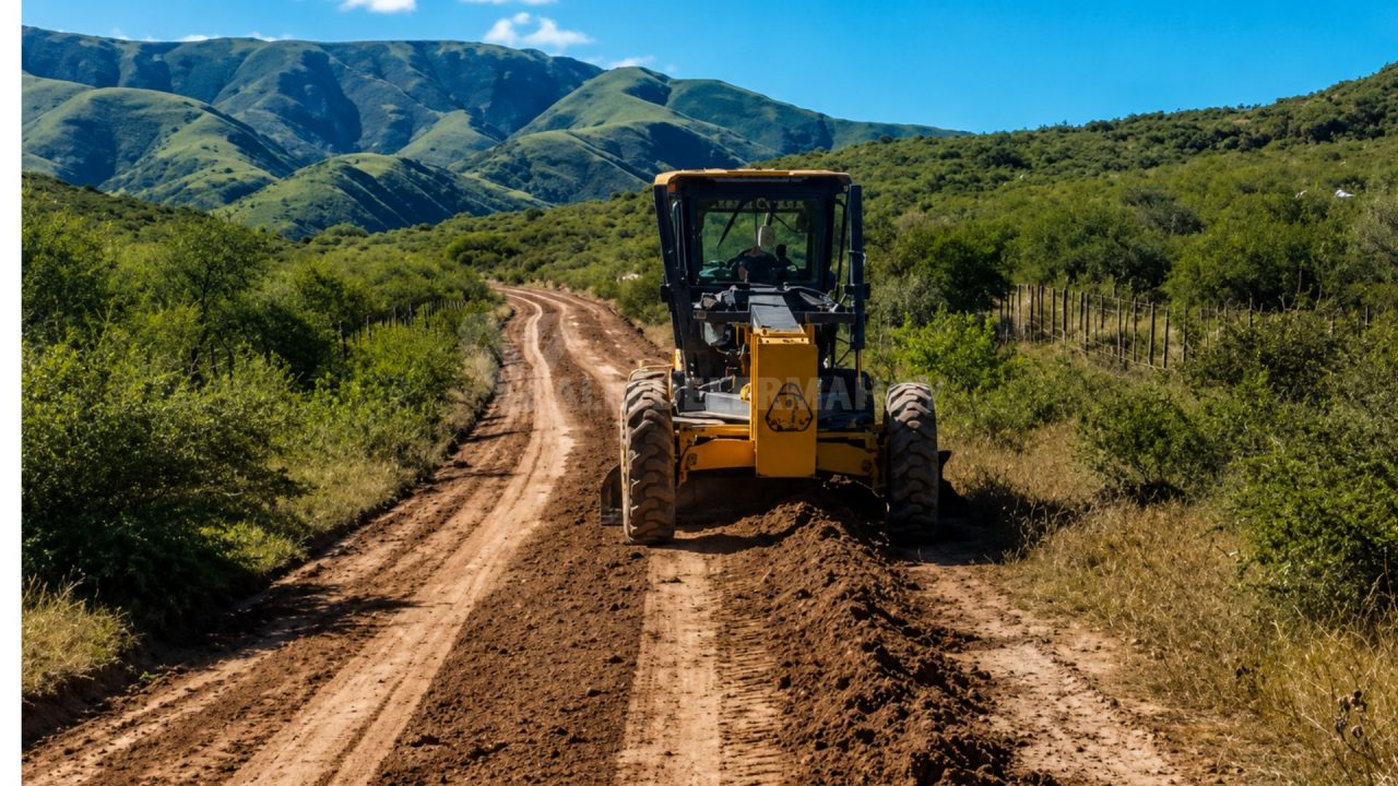 La Viña: Vialidad trabaja en la ruta provincial 6
