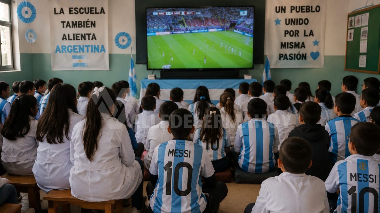 El Mundial se podrán ver en las escuelas: ¿Estás de acuerdo?