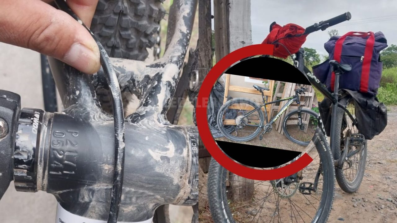 La Merced: Le robaron la bicicleta a un agente sanitario que recorre las zonas rurales 