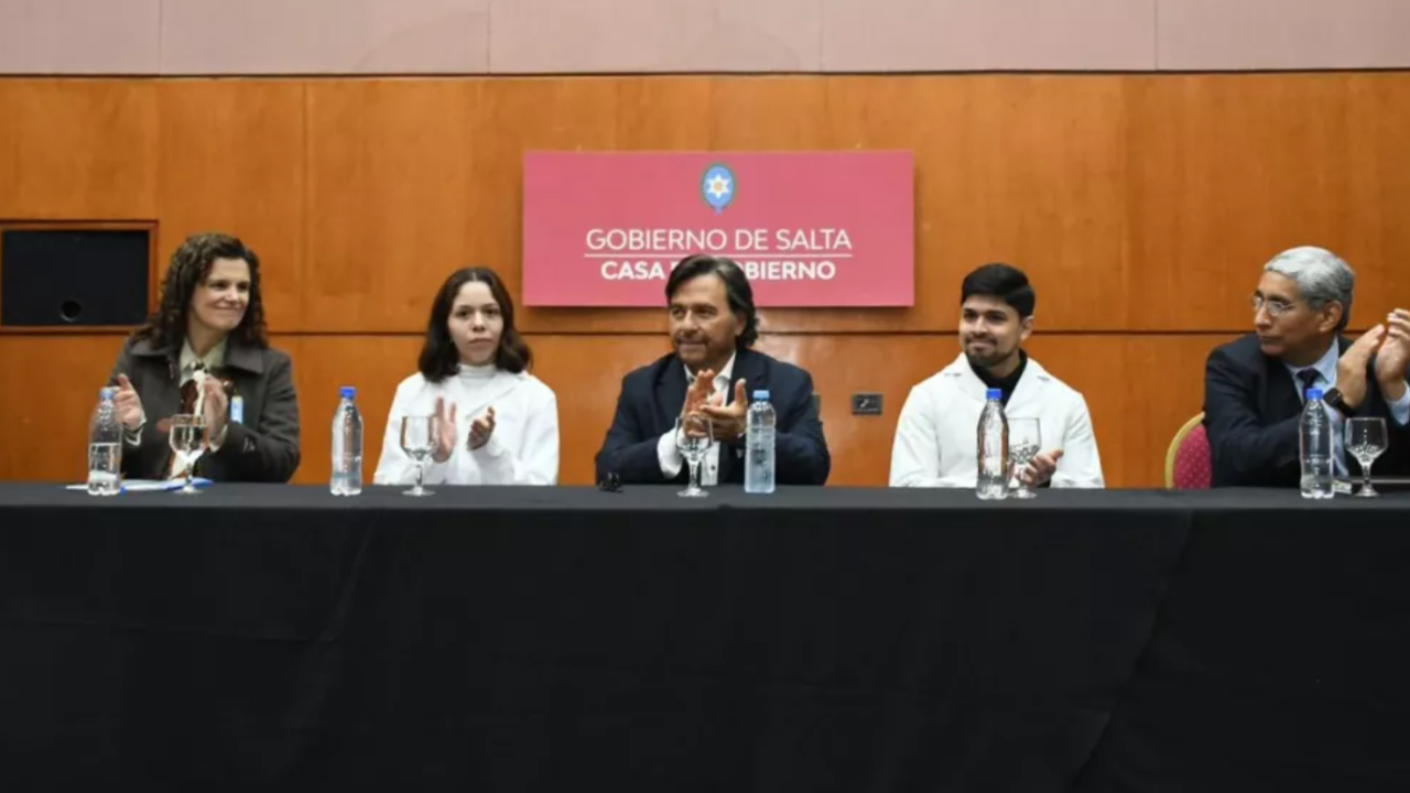 Sáenz anunció becas para estudiantes de Medicina e inversiones para las escuelas técnicas