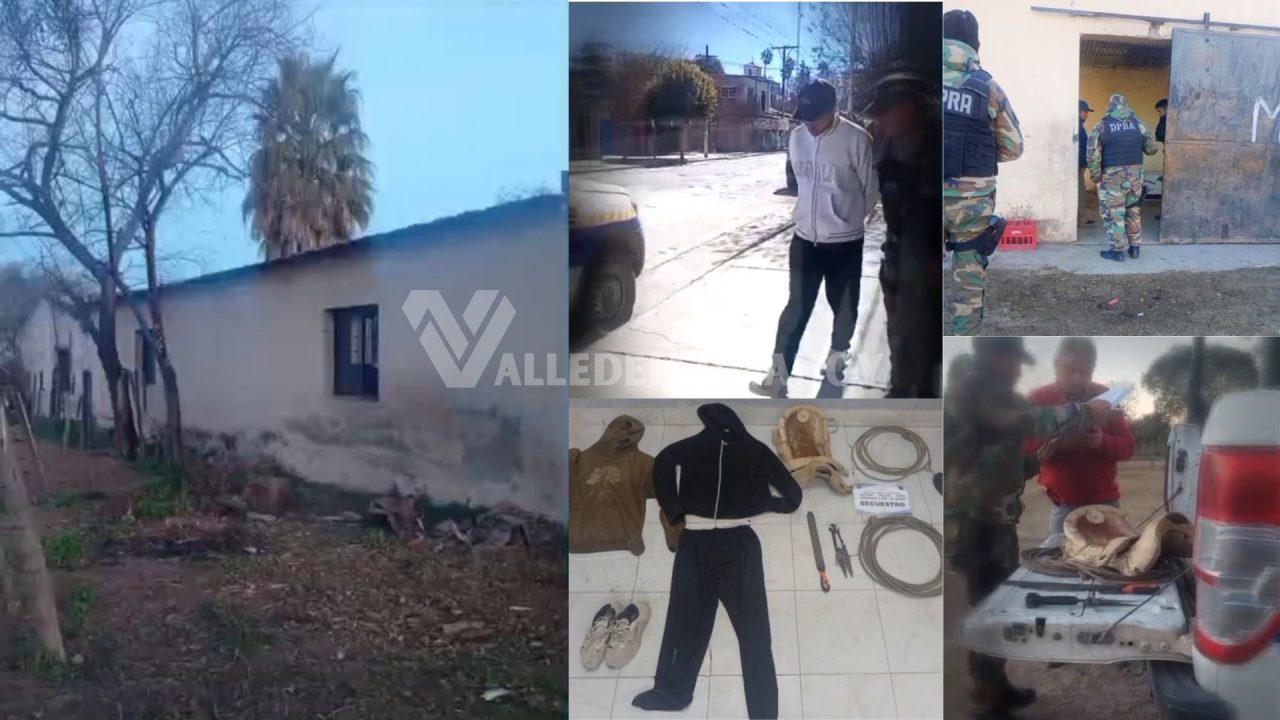 Insólito: Robó aperos de una finca y fue atrapado con todo el botín porque se quedó cerquita