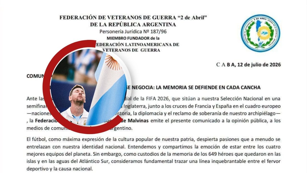 “El deporte no es la guerra”: El mensaje de los veteranos de Malvinas antes del Argentina-Inglaterra