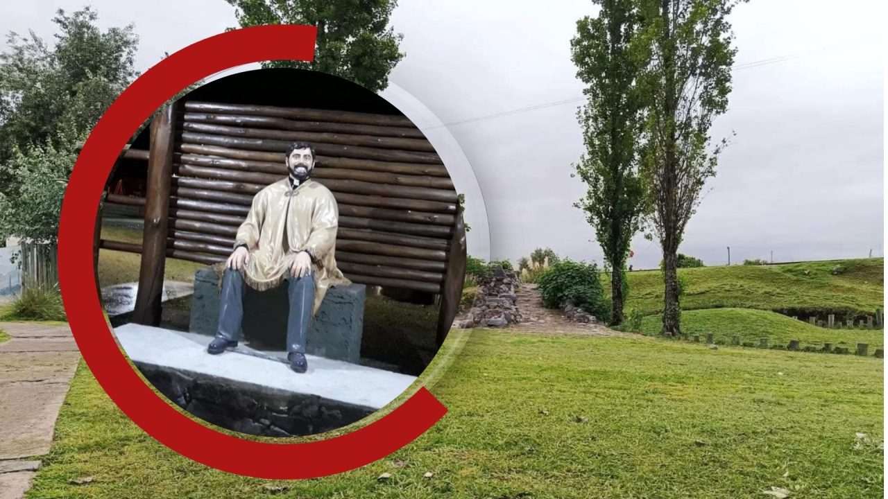 La estatua del Padre Chifri podría dejar el Parque Evita: ¿Qué opinan los vecinos?