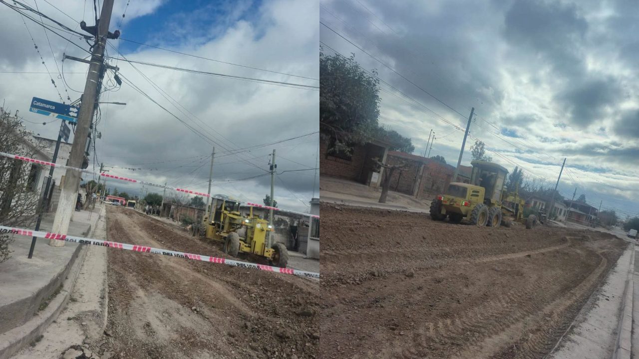 Rosario de Lerma avanza con la puesta a punto de una nueva calle en Barrio El Carmen