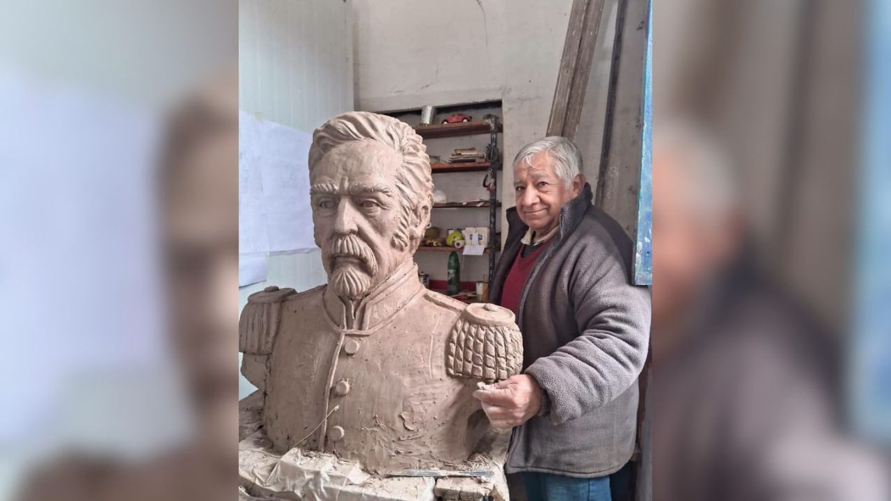 Un busto de Luis Burela nacido del arte y de la memoria de su propio pueblo