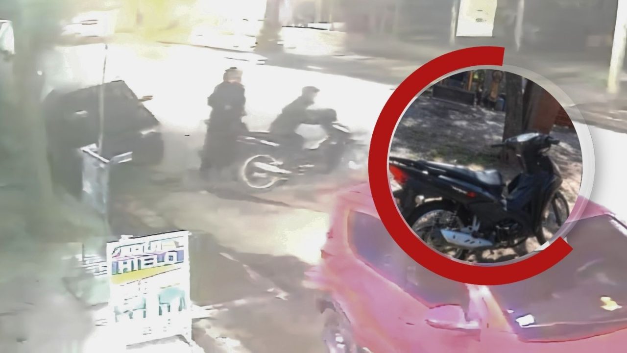Robo exprés: Le robaron la moto en la puerta de su trabajo