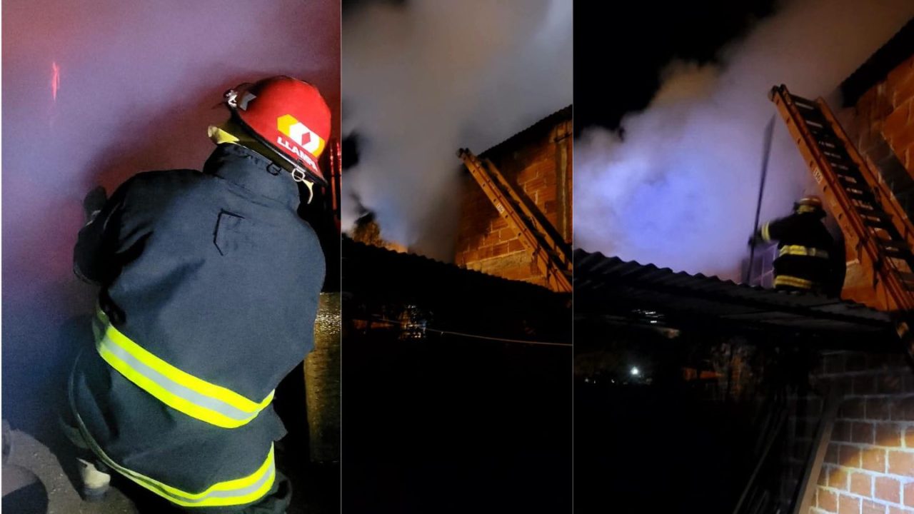 Campo Quijano: Quemó maderas para combatir el frío y término con todo el taller incendiado