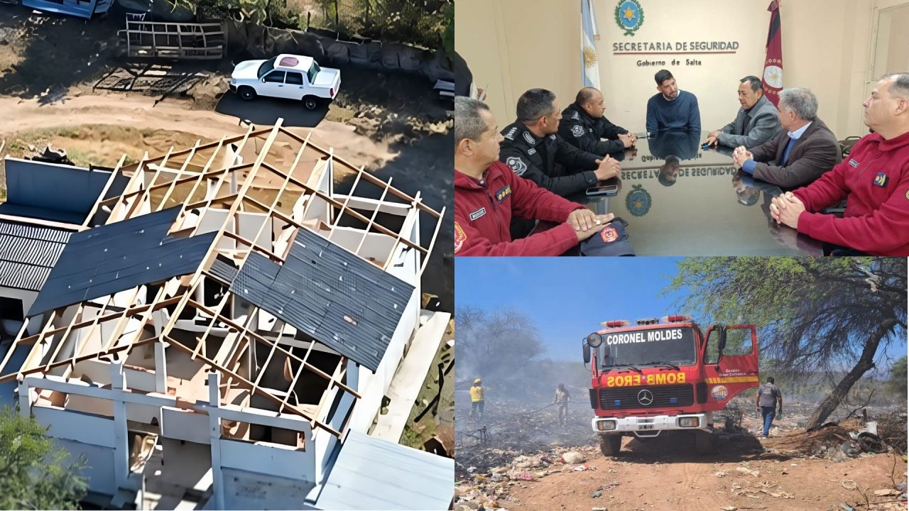 Coronel Moldes tendrá una base de Bomberos para cubrir el sur del Valle de Lerma