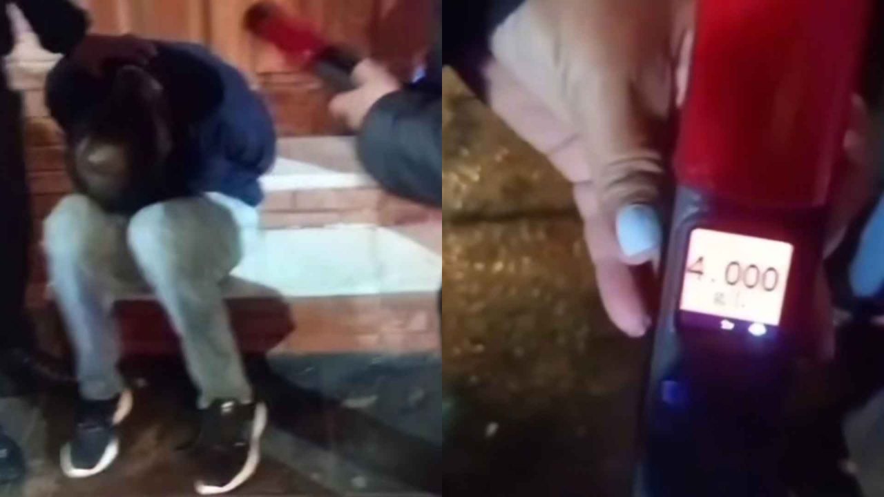 Rosario de Lerma: Con 4 grados de alcohol, chocó una camioneta y agredió a policías
