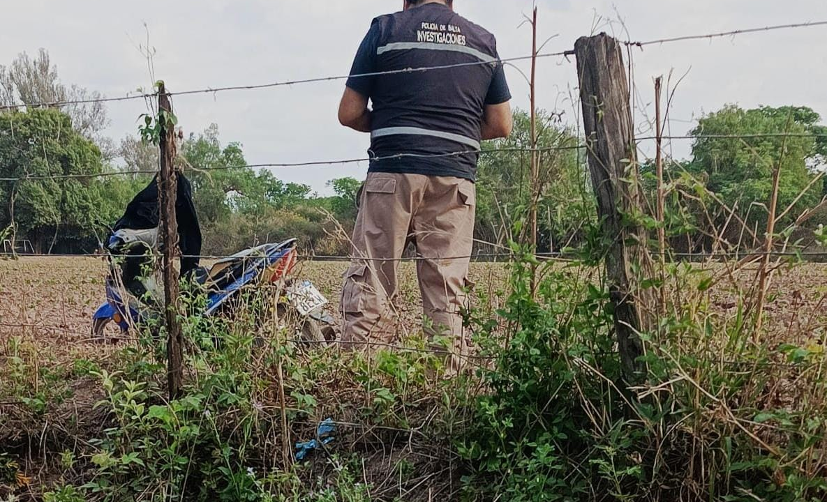 Robaron una moto en El Carril: Apareció en una finca